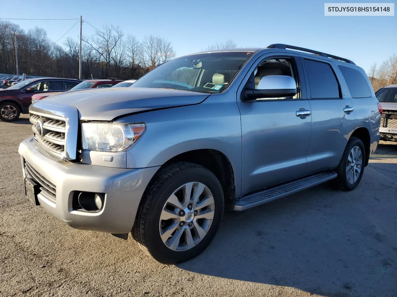 2017 Toyota Sequoia Limited VIN: 5TDJY5G18HS154148 Lot: 79280884