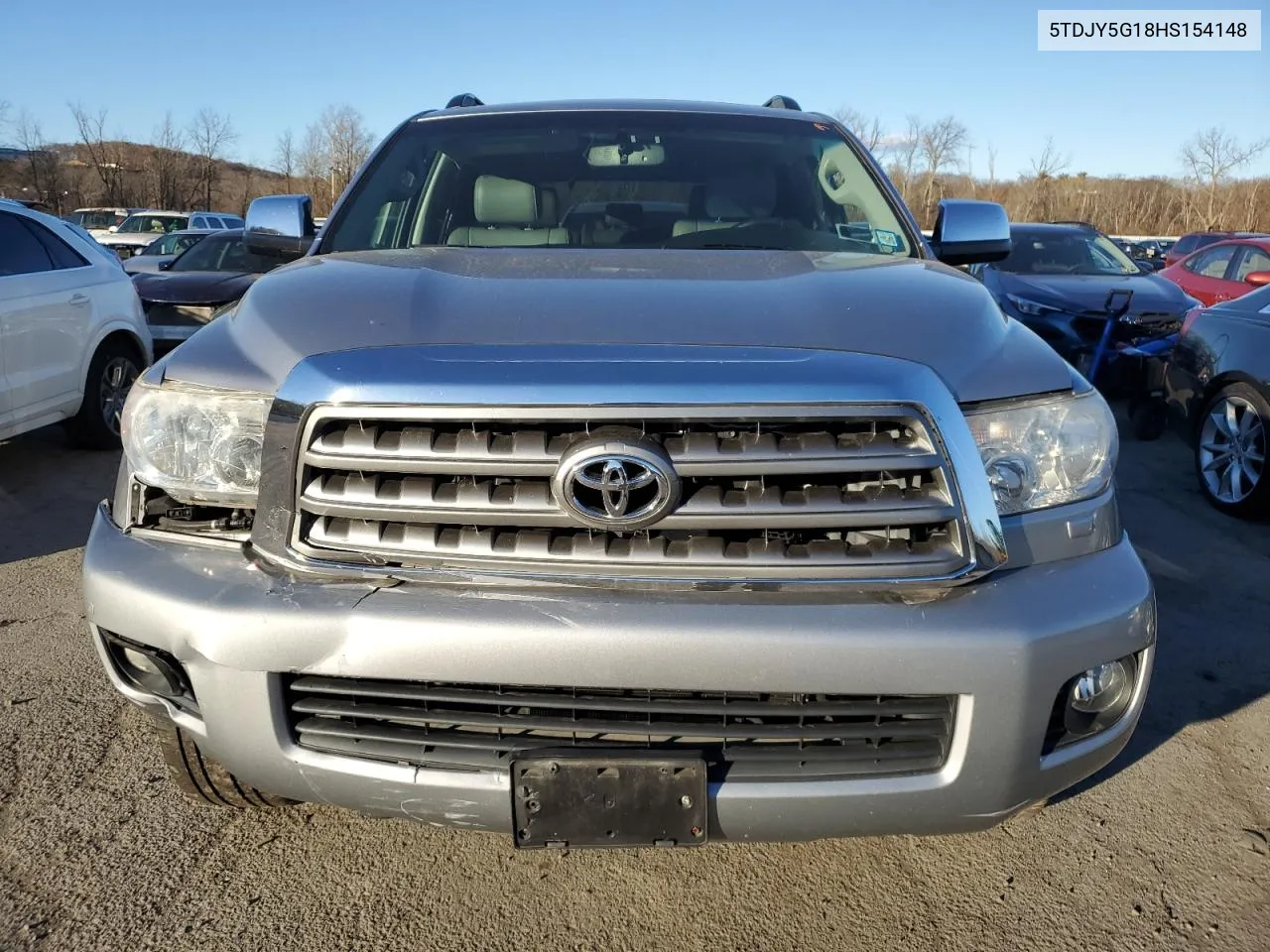 2017 Toyota Sequoia Limited VIN: 5TDJY5G18HS154148 Lot: 79280884