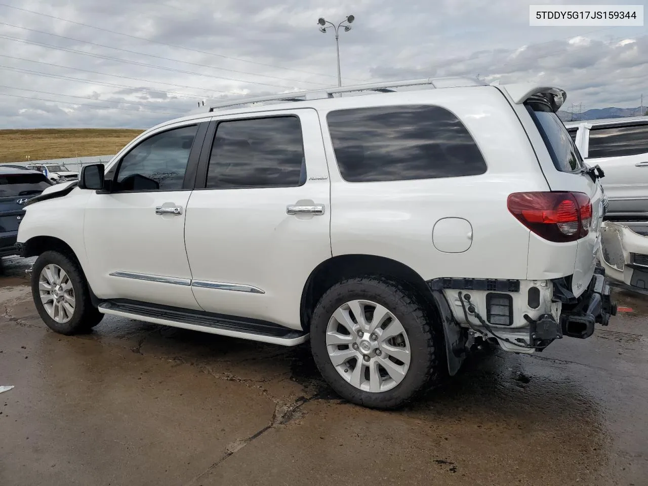 2018 Toyota Sequoia Platinum VIN: 5TDDY5G17JS159344 Lot: 69950224