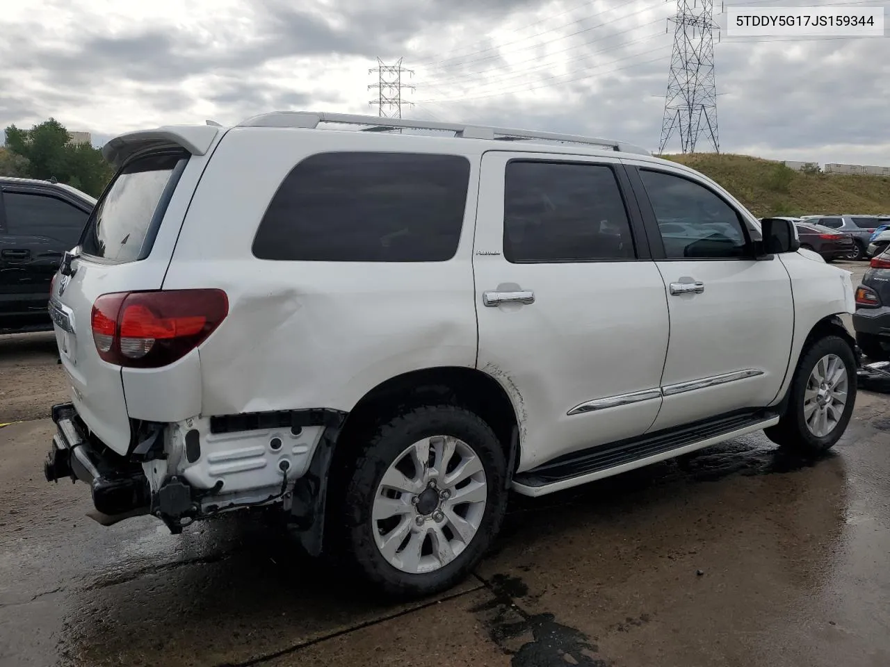 2018 Toyota Sequoia Platinum VIN: 5TDDY5G17JS159344 Lot: 69950224