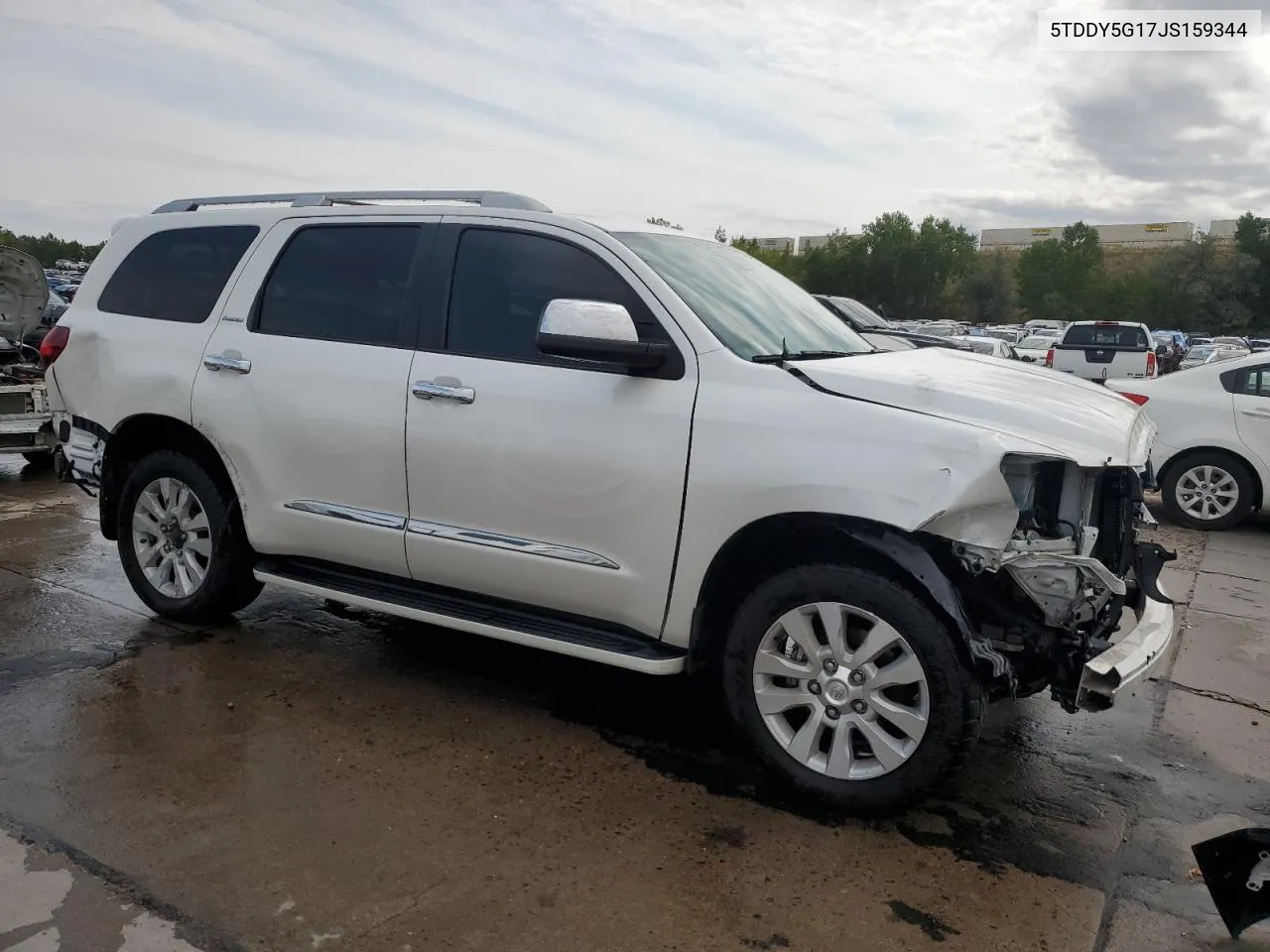 2018 Toyota Sequoia Platinum VIN: 5TDDY5G17JS159344 Lot: 69950224