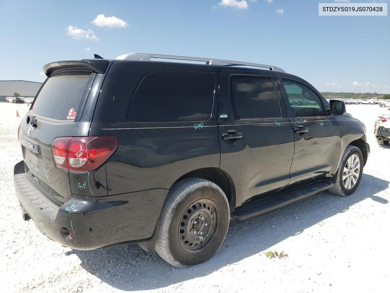 2018 Toyota Sequoia Sr5 VIN: 5TDZY5G19JS070428 Lot: 73185834