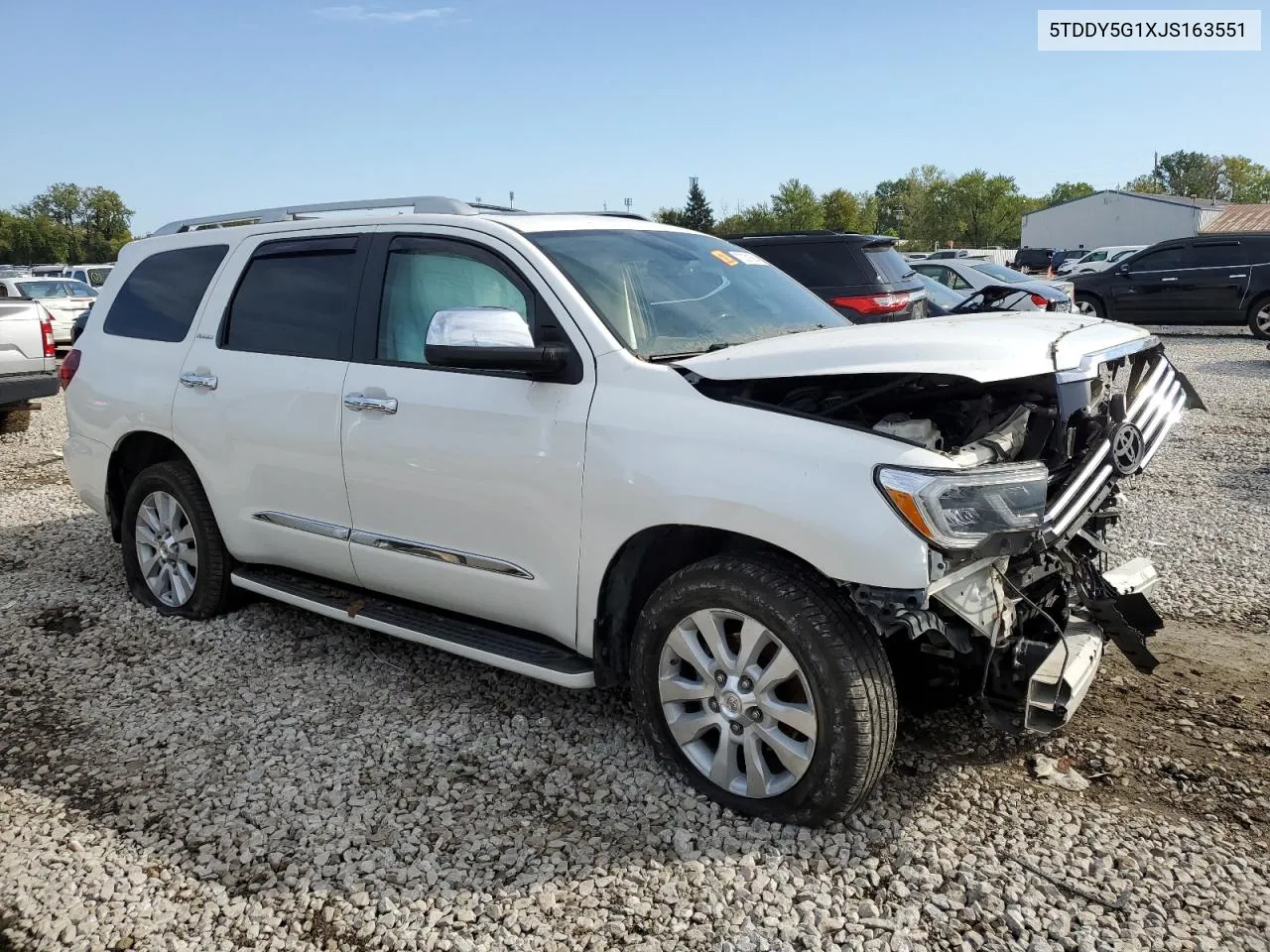 2018 Toyota Sequoia Platinum VIN: 5TDDY5G1XJS163551 Lot: 73301664