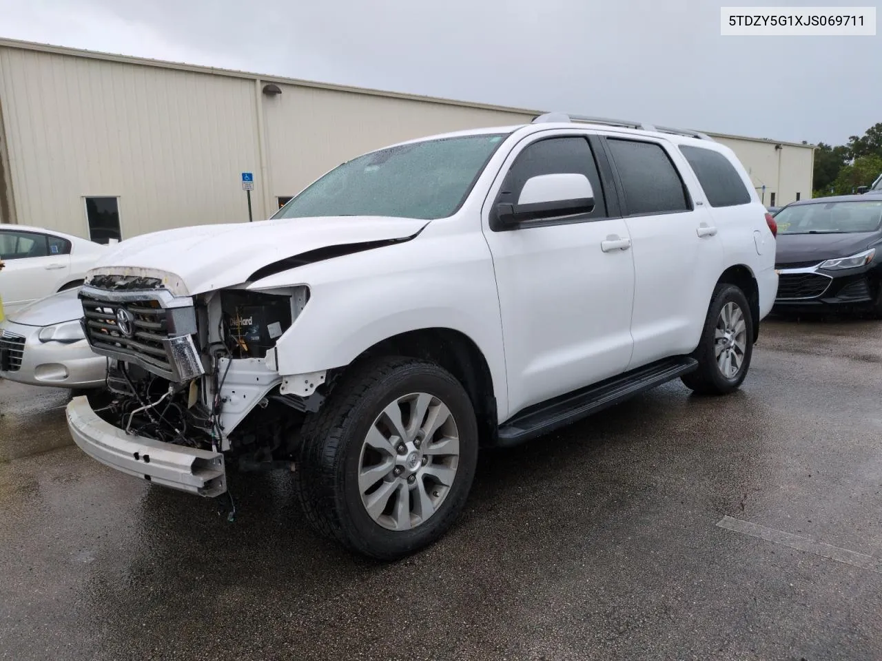 2018 Toyota Sequoia Sr5 VIN: 5TDZY5G1XJS069711 Lot: 74093274