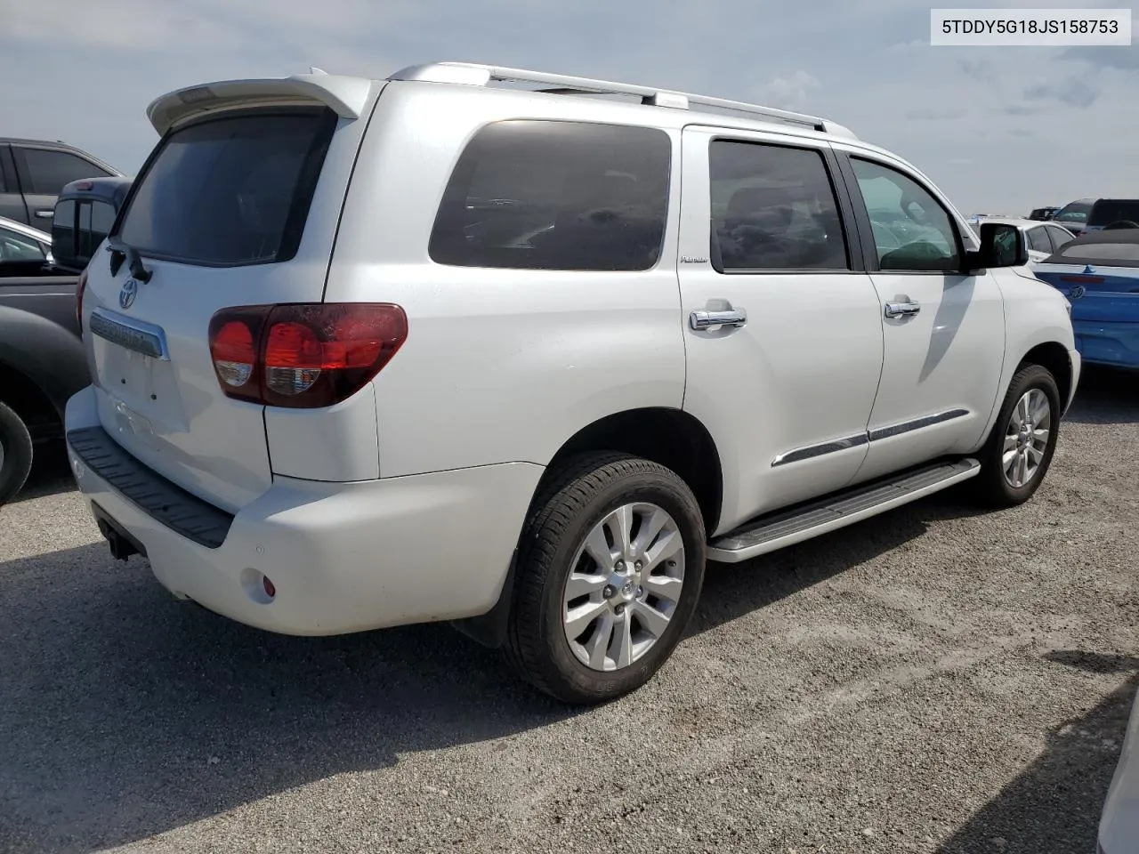 2018 Toyota Sequoia Platinum VIN: 5TDDY5G18JS158753 Lot: 75848094