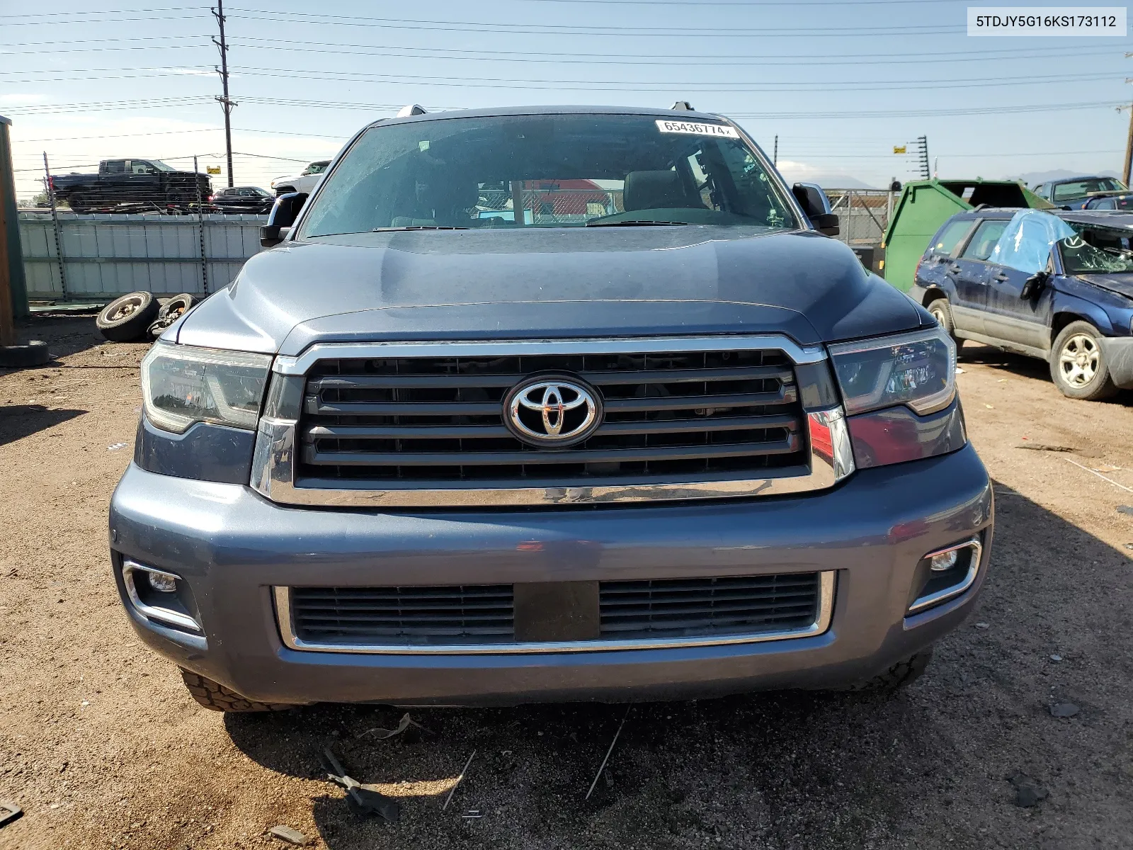 2019 Toyota Sequoia Limited VIN: 5TDJY5G16KS173112 Lot: 65436774