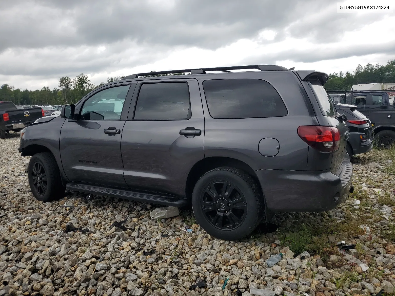 2019 Toyota Sequoia Sr5 VIN: 5TDBY5G19KS174324 Lot: 66323874