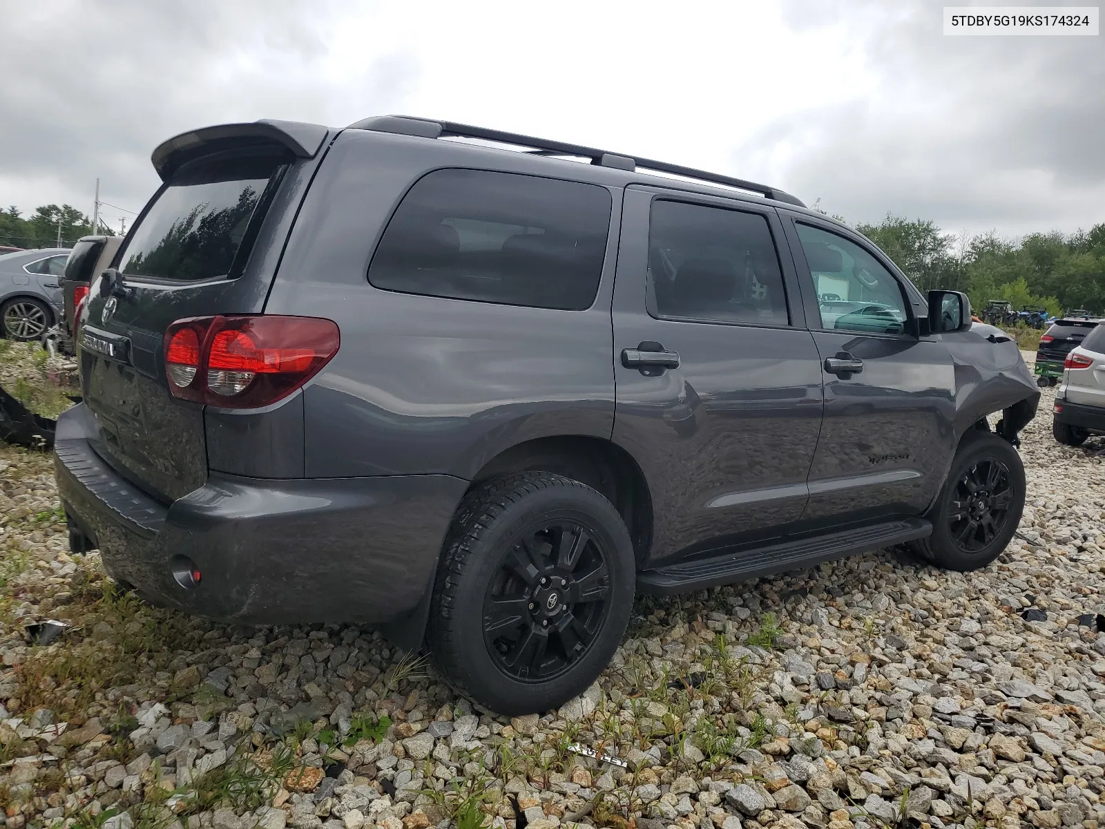 2019 Toyota Sequoia Sr5 VIN: 5TDBY5G19KS174324 Lot: 66323874