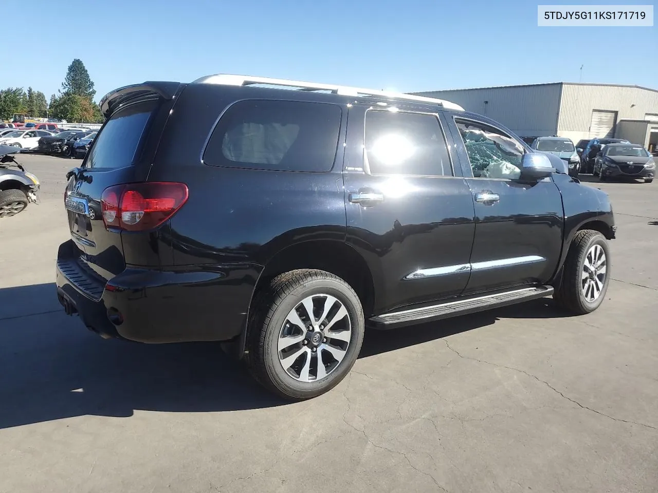 2019 Toyota Sequoia Limited VIN: 5TDJY5G11KS171719 Lot: 69651034