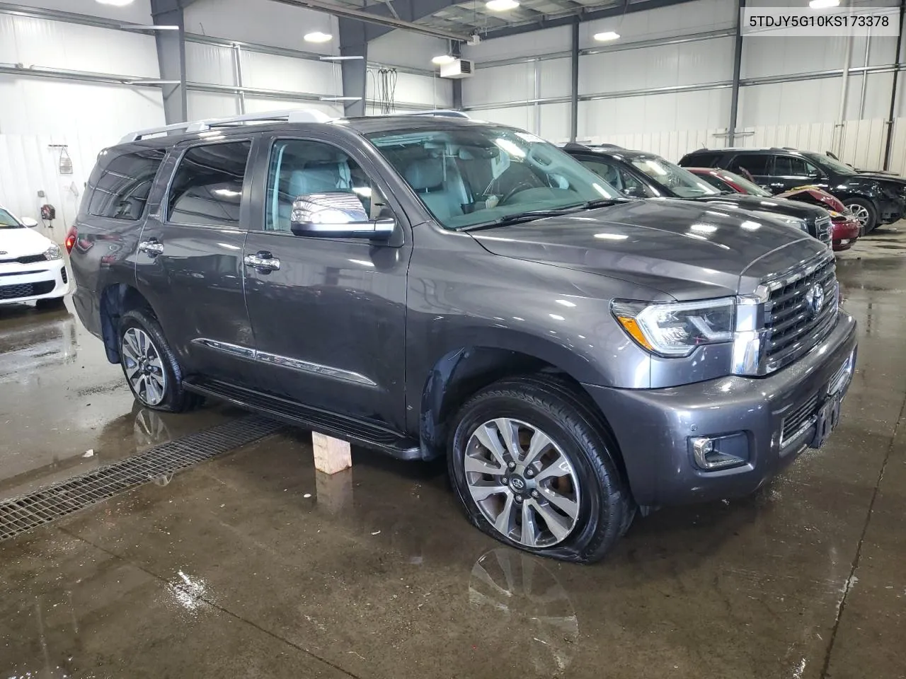 2019 Toyota Sequoia Limited VIN: 5TDJY5G10KS173378 Lot: 70060564