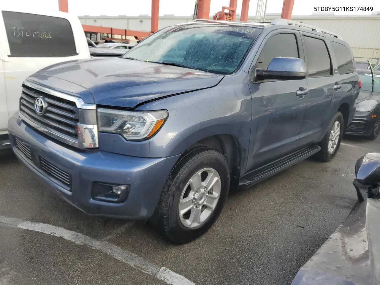 2019 Toyota Sequoia Sr5 VIN: 5TDBY5G11KS174849 Lot: 74324084