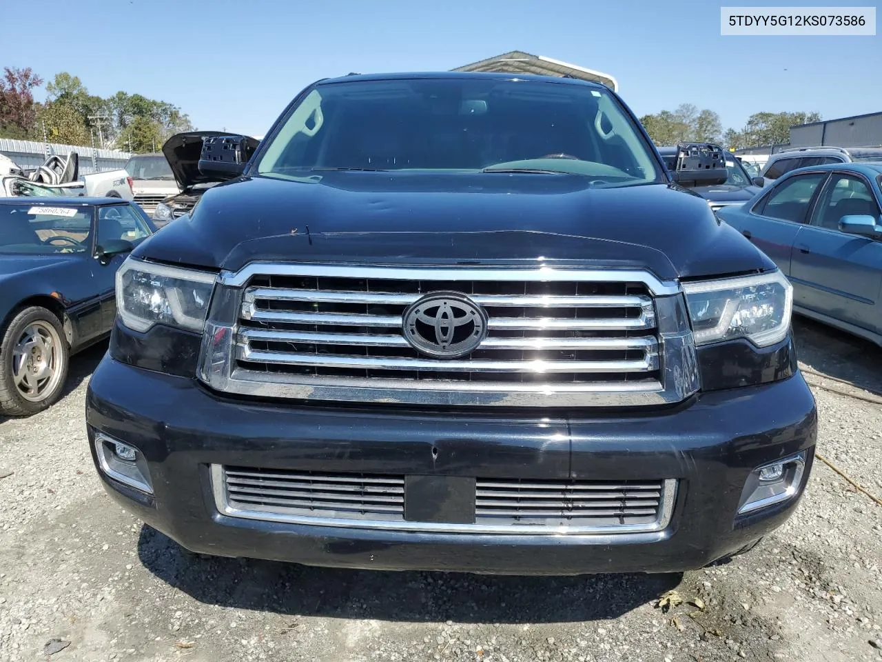 2019 Toyota Sequoia Platinum VIN: 5TDYY5G12KS073586 Lot: 75995804