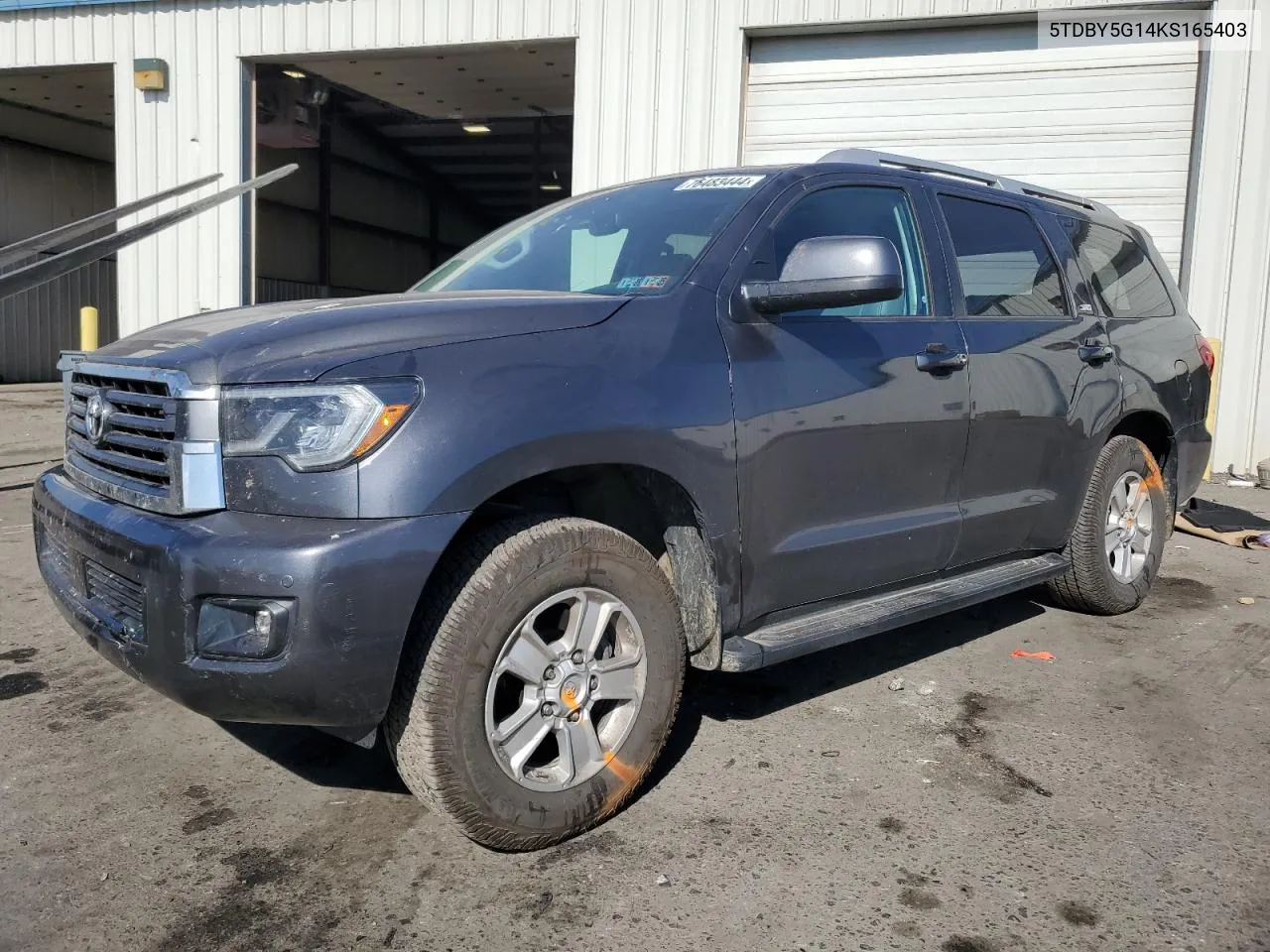 2019 Toyota Sequoia Sr5 VIN: 5TDBY5G14KS165403 Lot: 76483444