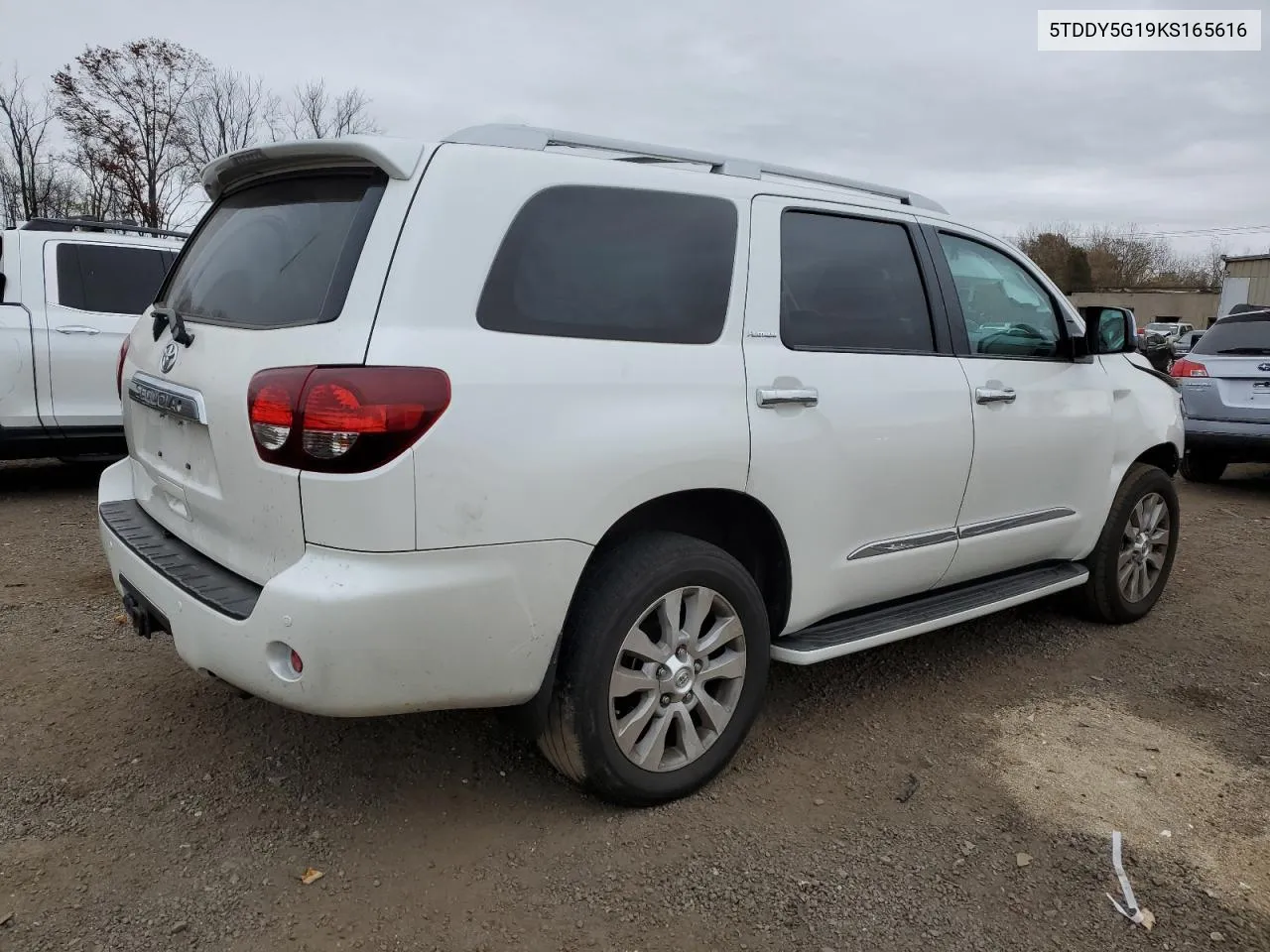 2019 Toyota Sequoia Platinum VIN: 5TDDY5G19KS165616 Lot: 78350474