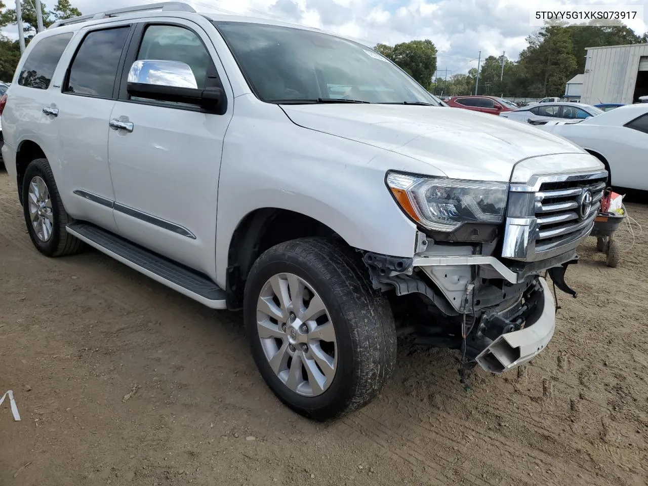 2019 Toyota Sequoia Platinum VIN: 5TDYY5G1XKS073917 Lot: 78720434