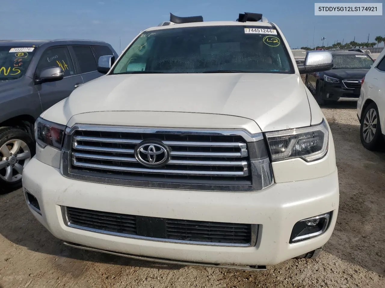 2020 Toyota Sequoia Platinum VIN: 5TDDY5G12LS174921 Lot: 74451244