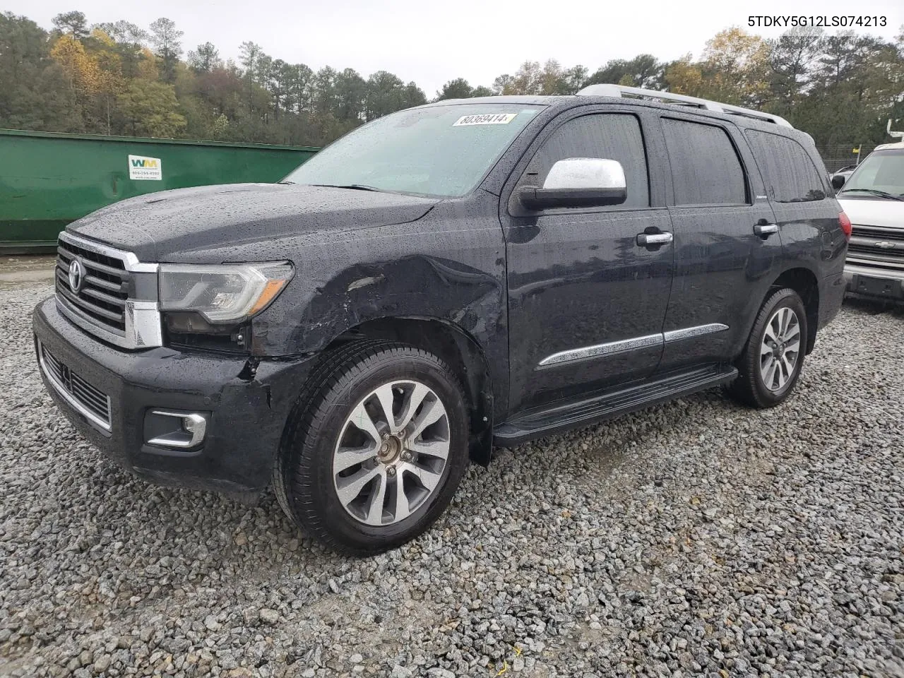 2020 Toyota Sequoia Limited VIN: 5TDKY5G12LS074213 Lot: 80369414