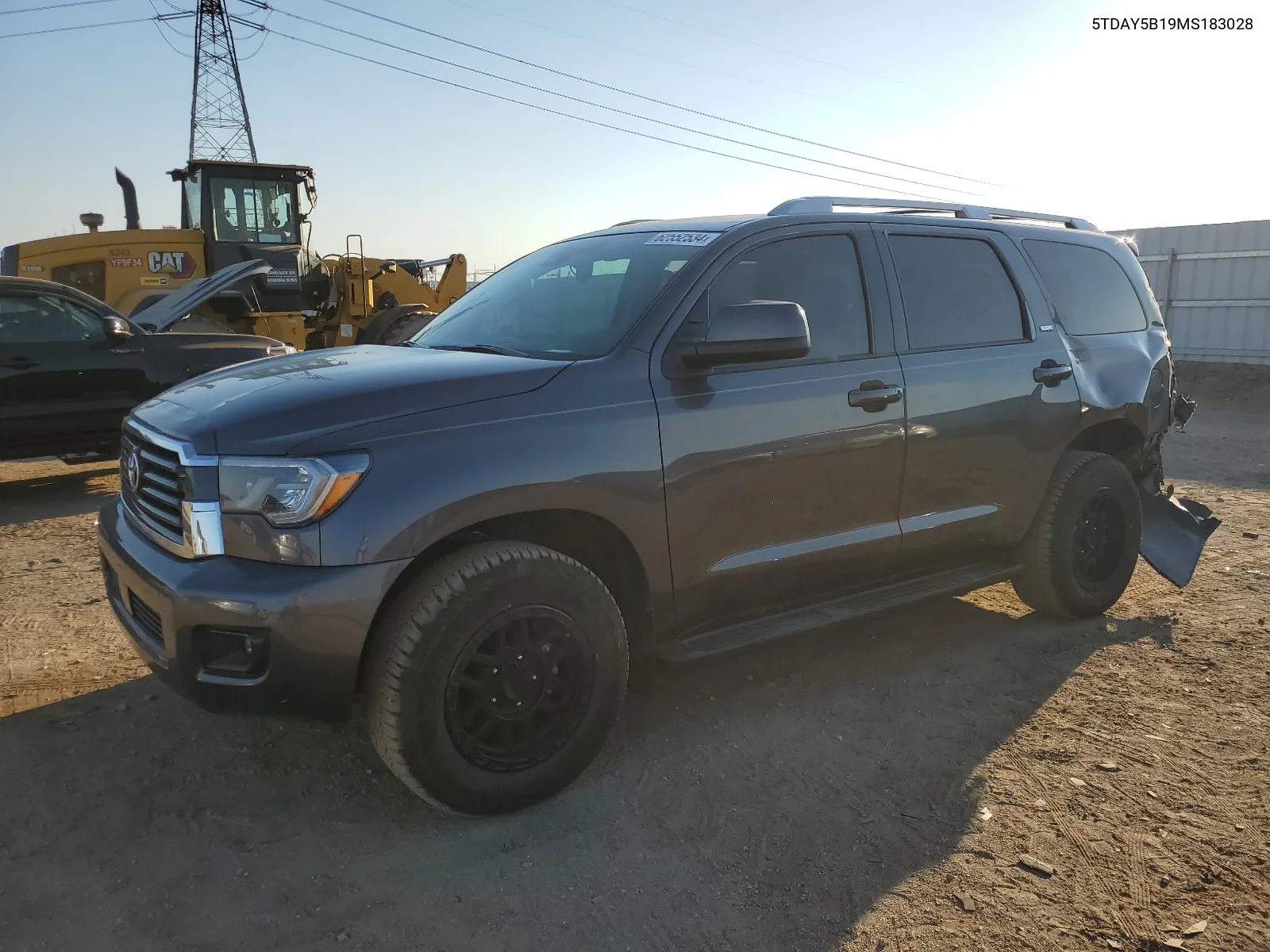 2021 Toyota Sequoia Sr5 VIN: 5TDAY5B19MS183028 Lot: 62552534