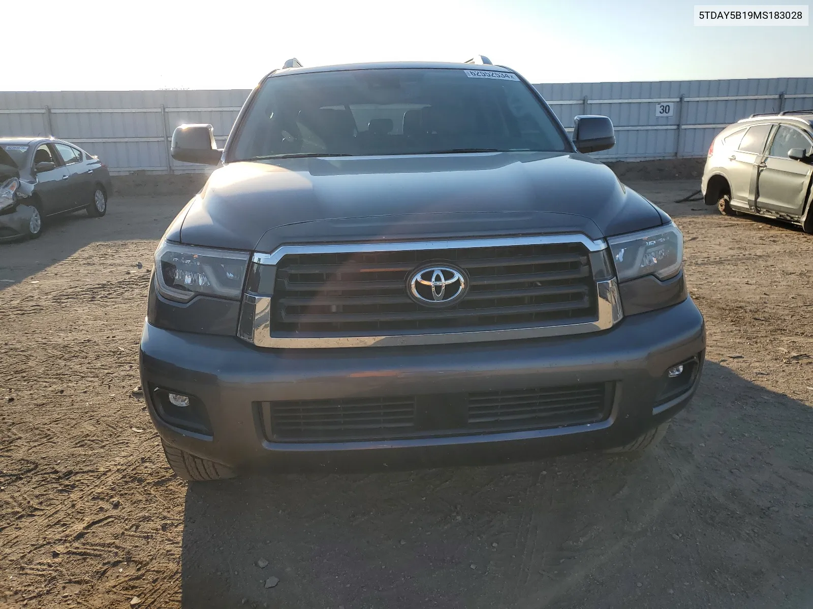 2021 Toyota Sequoia Sr5 VIN: 5TDAY5B19MS183028 Lot: 62552534