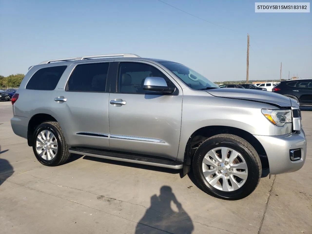 2021 Toyota Sequoia Platinum VIN: 5TDGY5B15MS183182 Lot: 75835164