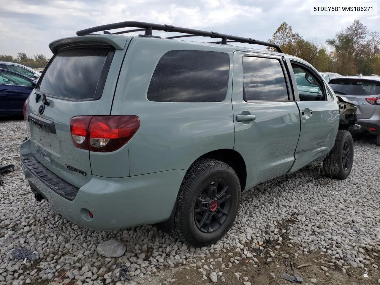 2021 Toyota Sequoia Sr5 VIN: 5TDEY5B19MS186271 Lot: 77642514