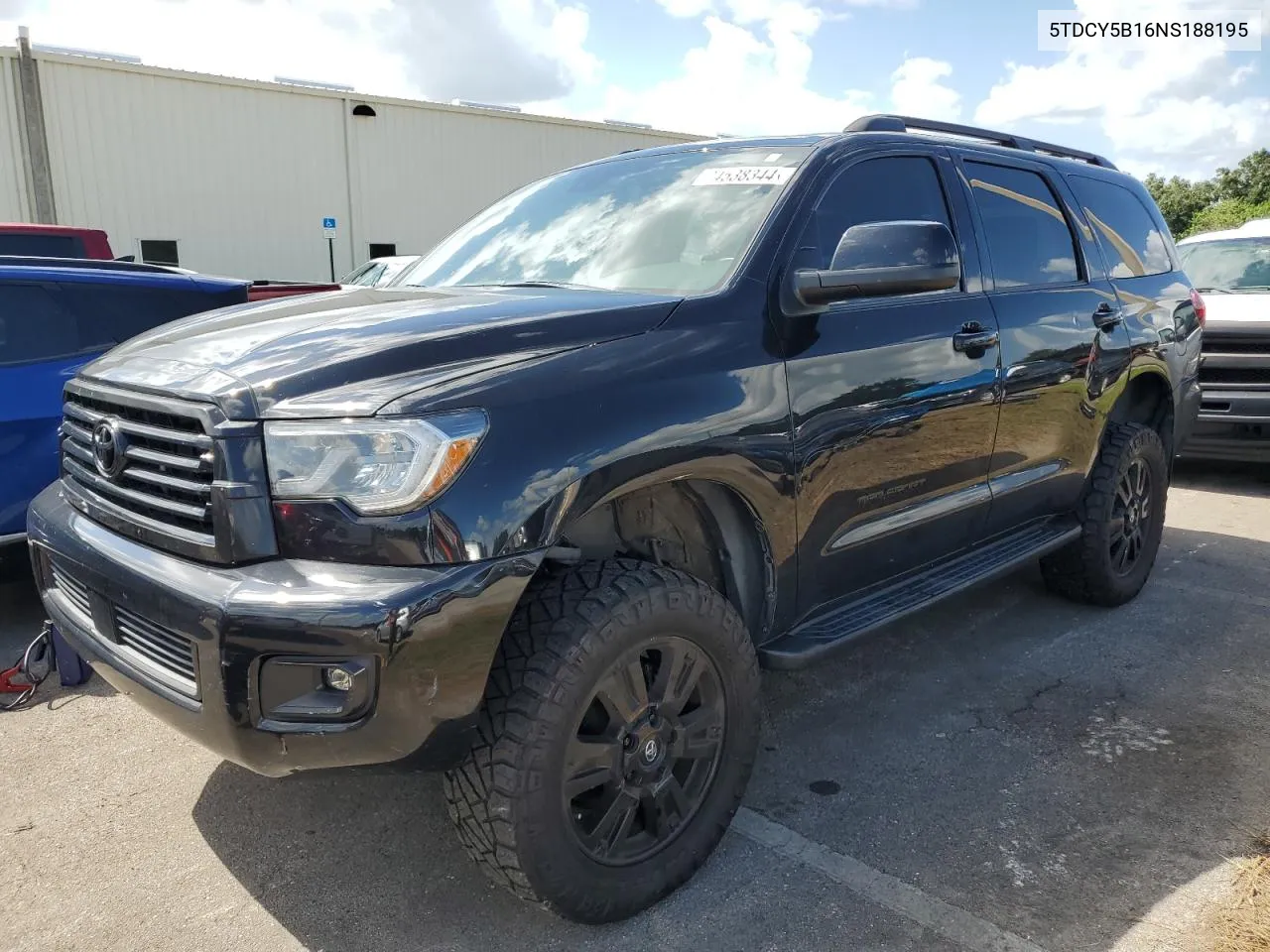 2022 Toyota Sequoia Sr5 VIN: 5TDCY5B16NS188195 Lot: 74538344