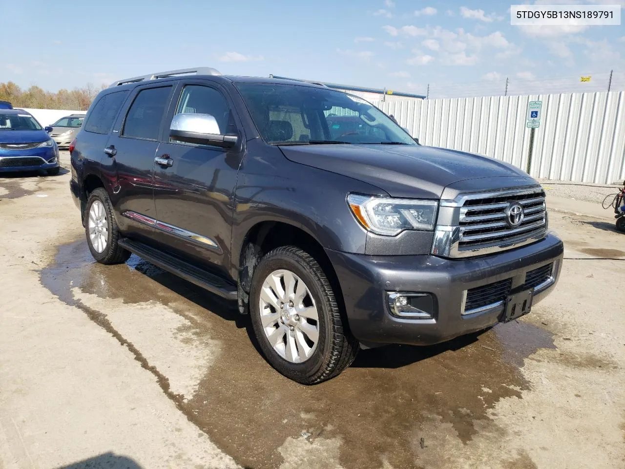 2022 Toyota Sequoia Platinum VIN: 5TDGY5B13NS189791 Lot: 78286704