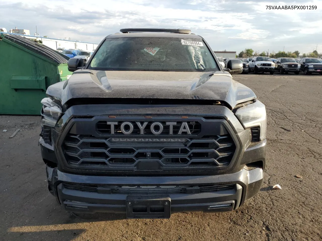 2023 Toyota Sequoia Sr5 VIN: 7SVAAABA5PX001259 Lot: 62706504