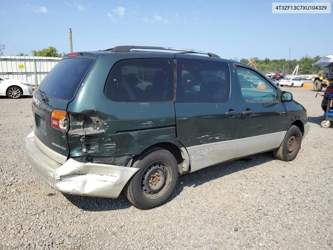 1999 Toyota Sienna Le VIN: 4T3ZF13C7XU104329 Lot: 68639204