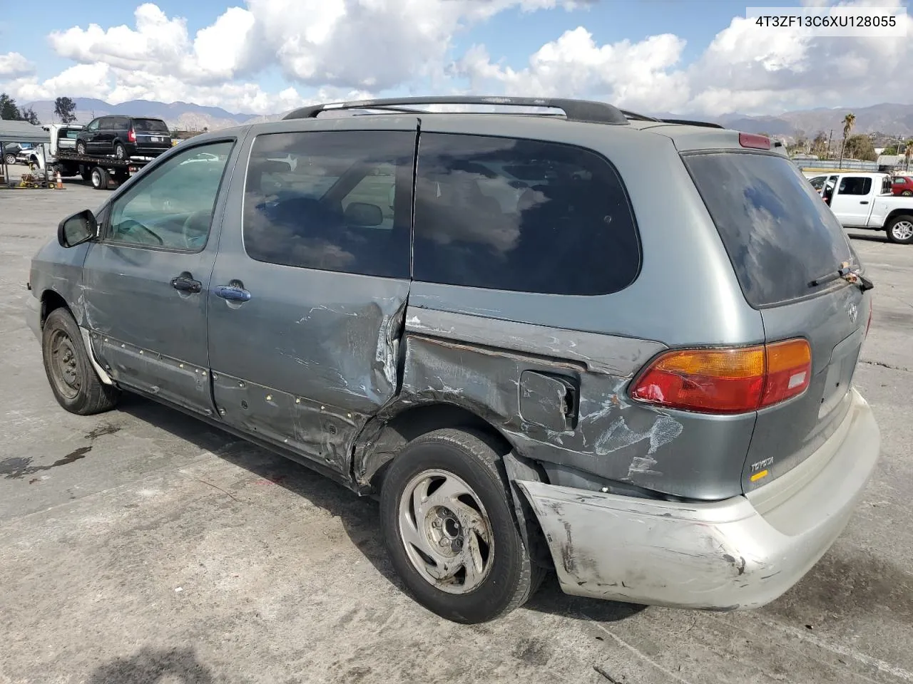 1999 Toyota Sienna Le VIN: 4T3ZF13C6XU128055 Lot: 81100934