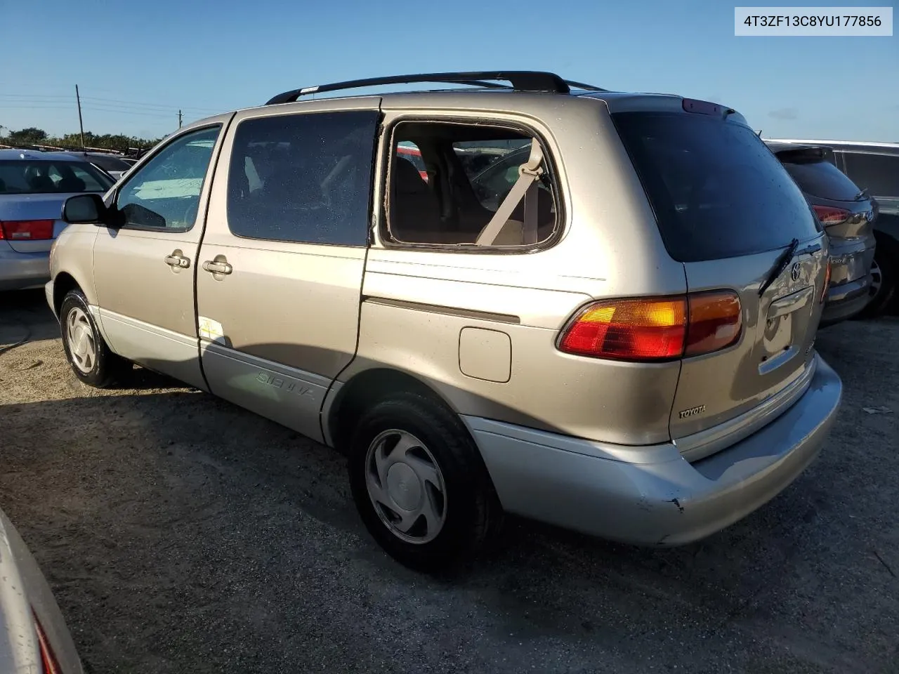 2000 Toyota Sienna Le VIN: 4T3ZF13C8YU177856 Lot: 74171654