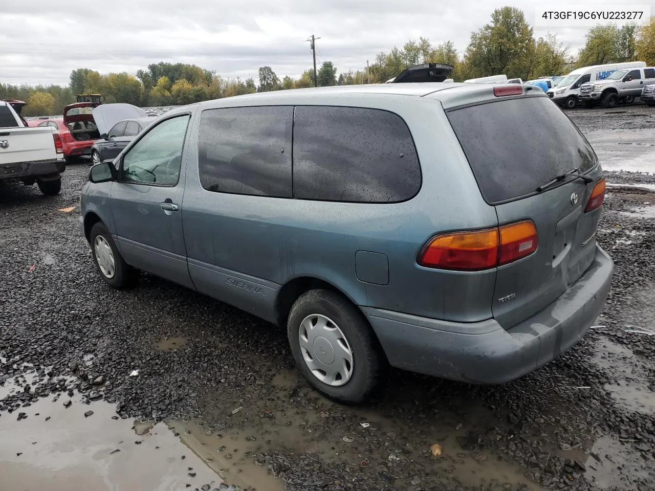 2000 Toyota Sienna Ce VIN: 4T3GF19C6YU223277 Lot: 78851224