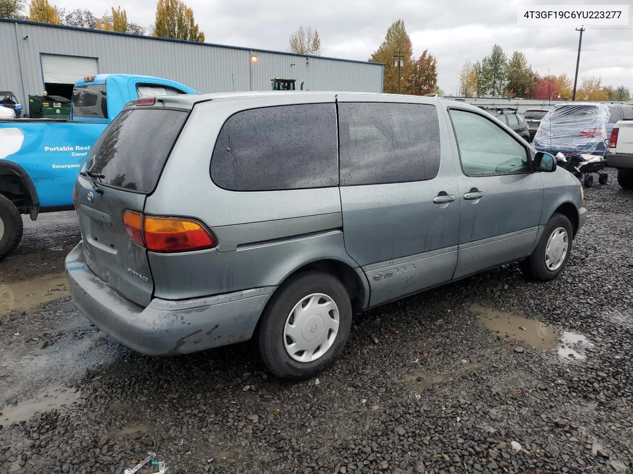 2000 Toyota Sienna Ce VIN: 4T3GF19C6YU223277 Lot: 78851224