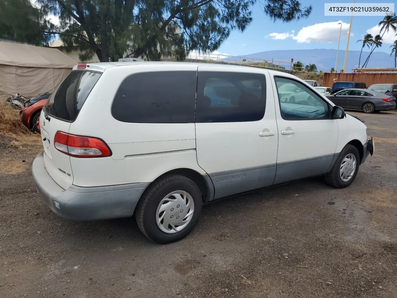 2001 Toyota Sienna Ce VIN: 4T3ZF19C21U359632 Lot: 60258414