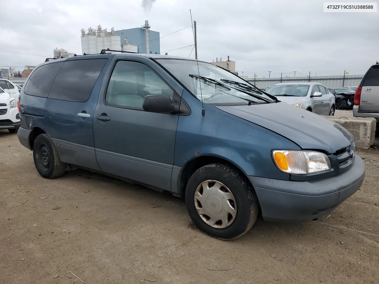 4T3ZF19C51U388588 2001 Toyota Sienna Ce