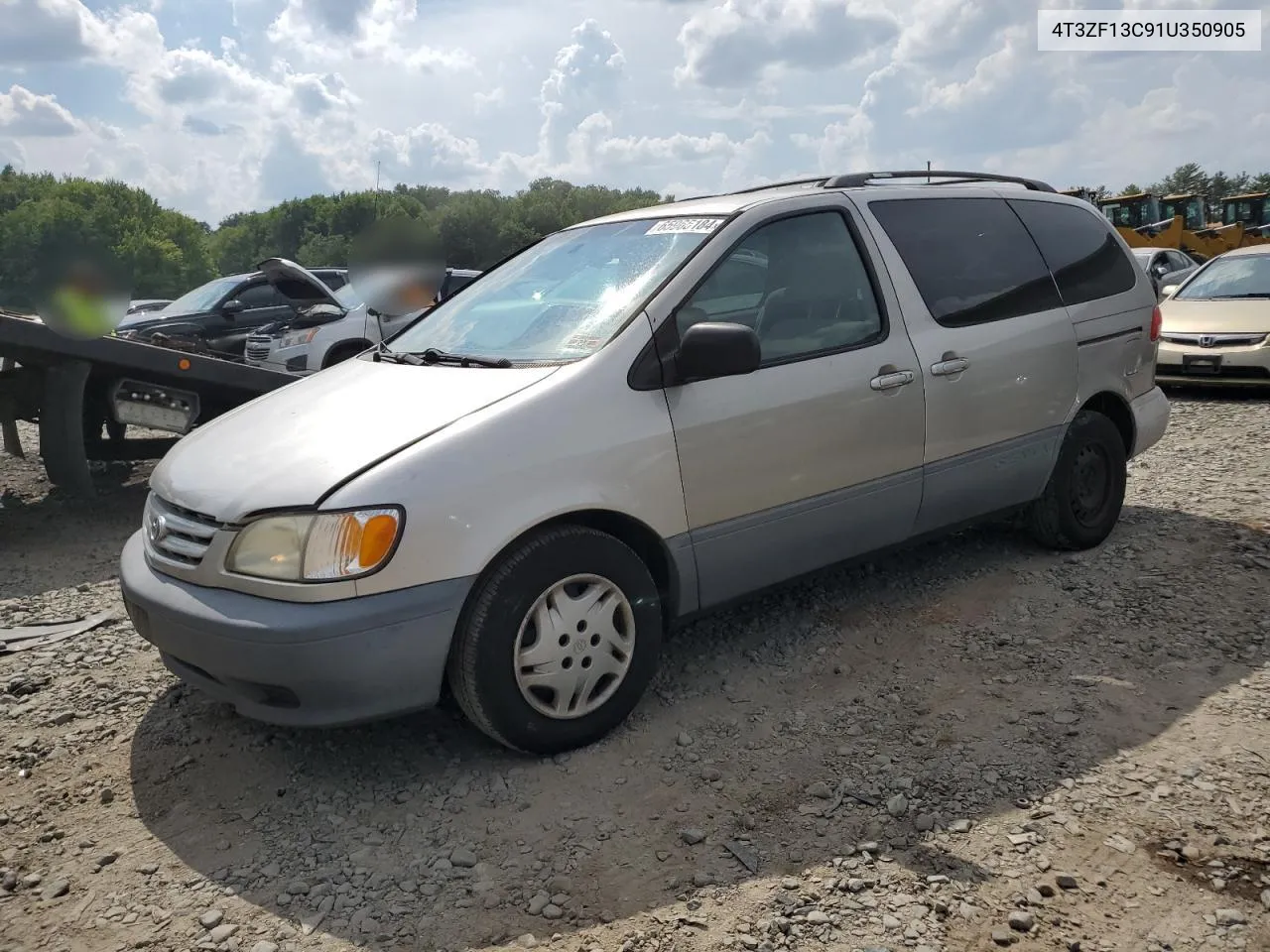 4T3ZF13C91U350905 2001 Toyota Sienna Le