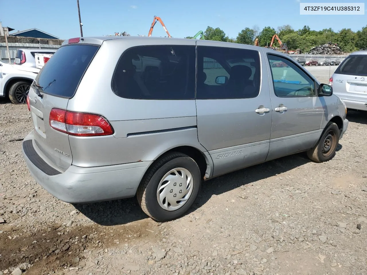 2001 Toyota Sienna Ce VIN: 4T3ZF19C41U385312 Lot: 70130104