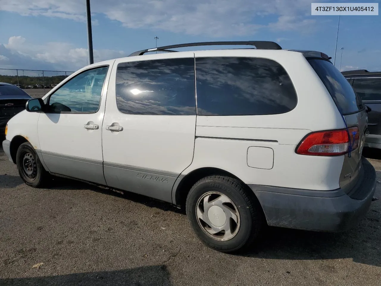 2001 Toyota Sienna Le VIN: 4T3ZF13CX1U405412 Lot: 73499214