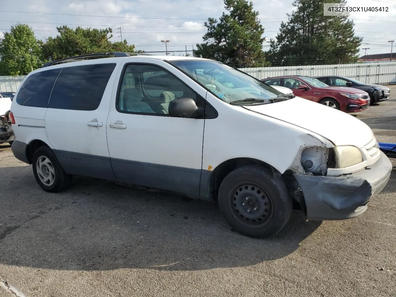 2001 Toyota Sienna Le VIN: 4T3ZF13CX1U405412 Lot: 73499214