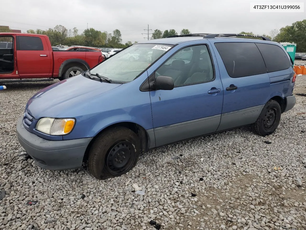 2001 Toyota Sienna Le VIN: 4T3ZF13C41U399056 Lot: 76388854