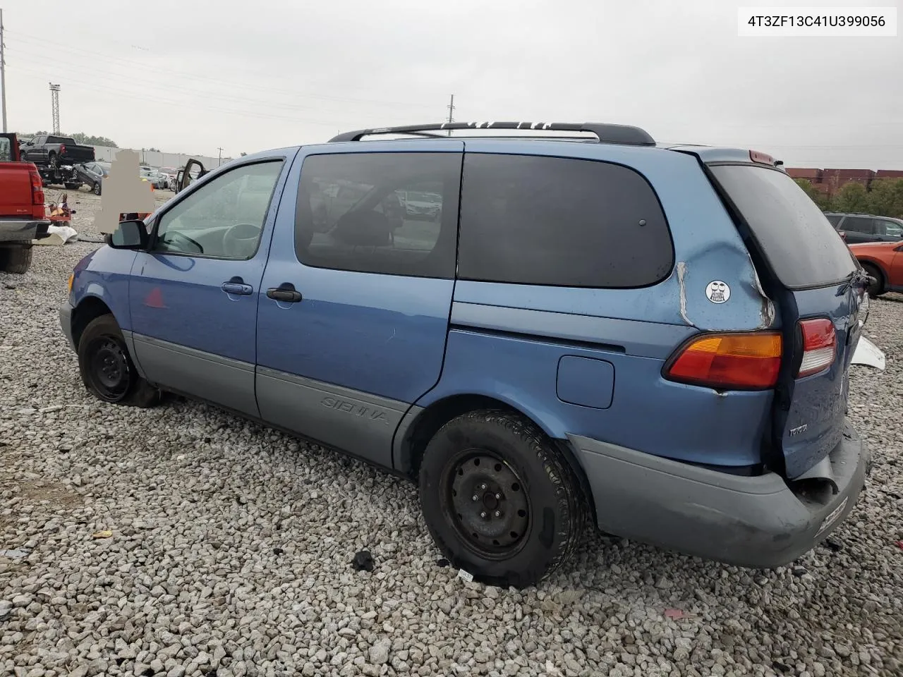 2001 Toyota Sienna Le VIN: 4T3ZF13C41U399056 Lot: 76388854