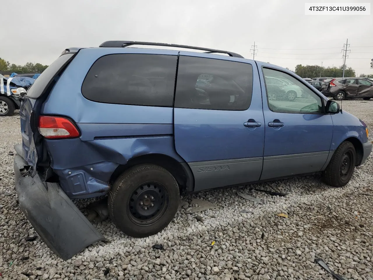 2001 Toyota Sienna Le VIN: 4T3ZF13C41U399056 Lot: 76388854