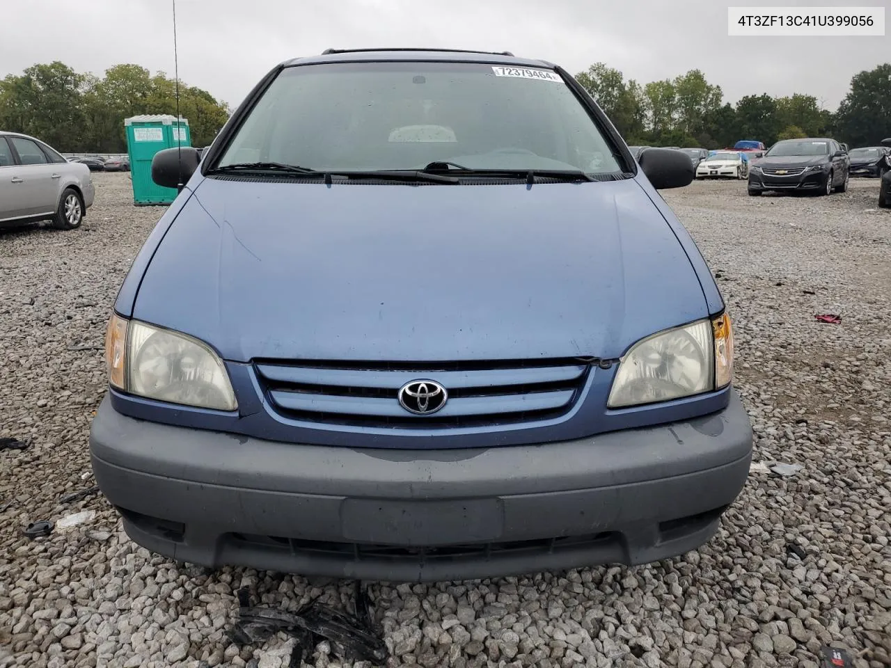 2001 Toyota Sienna Le VIN: 4T3ZF13C41U399056 Lot: 76388854