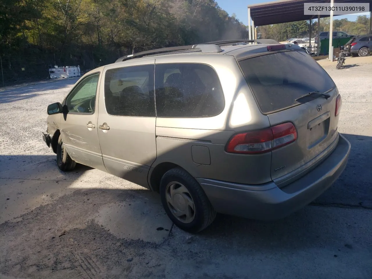 2001 Toyota Sienna Le VIN: 4T3ZF13C11U390198 Lot: 76785094