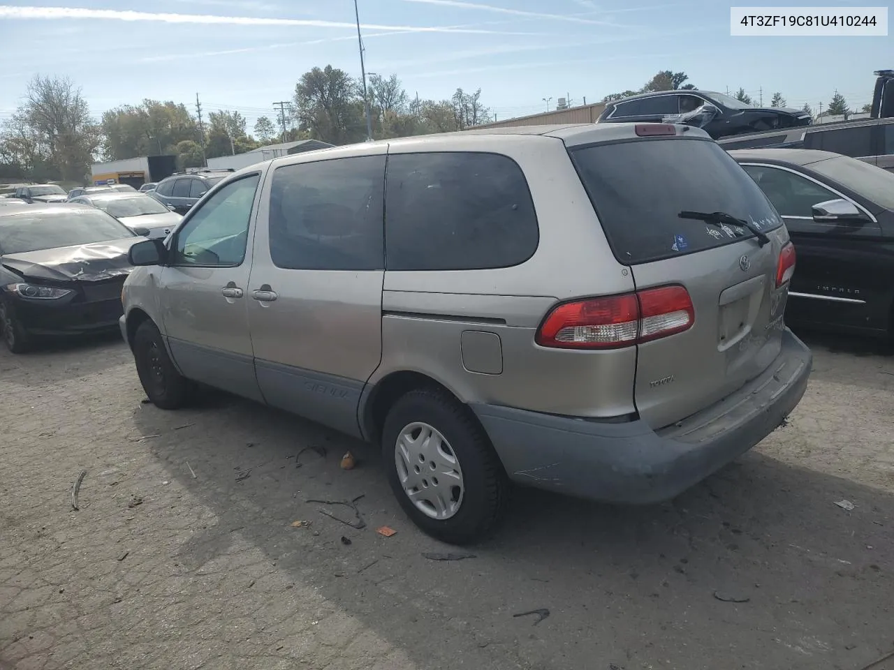 2001 Toyota Sienna Ce VIN: 4T3ZF19C81U410244 Lot: 77216714