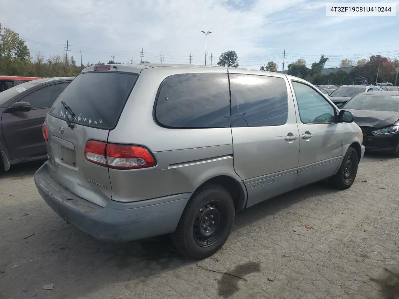 2001 Toyota Sienna Ce VIN: 4T3ZF19C81U410244 Lot: 77216714