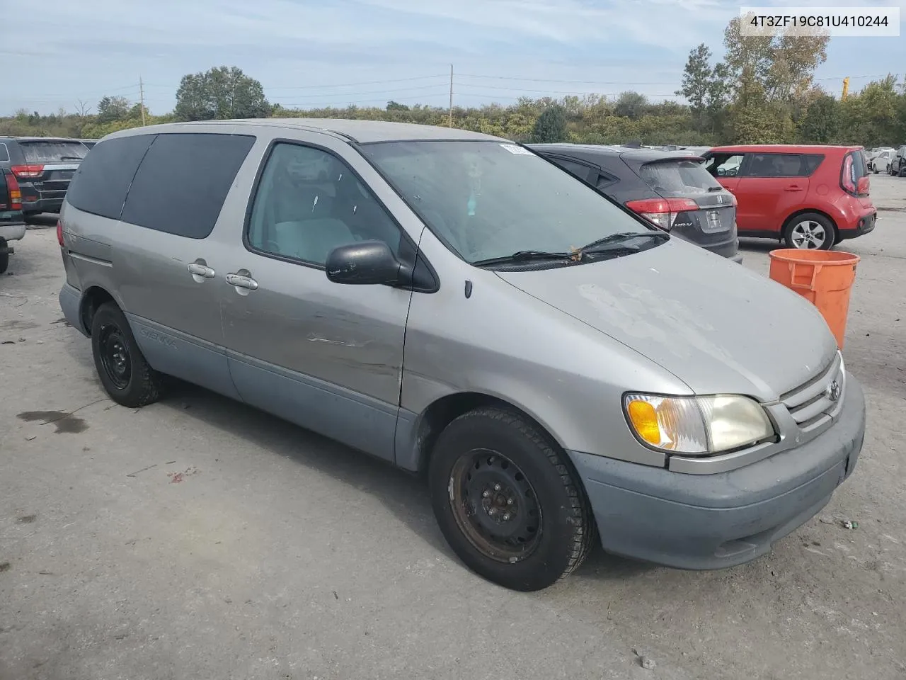 2001 Toyota Sienna Ce VIN: 4T3ZF19C81U410244 Lot: 77216714