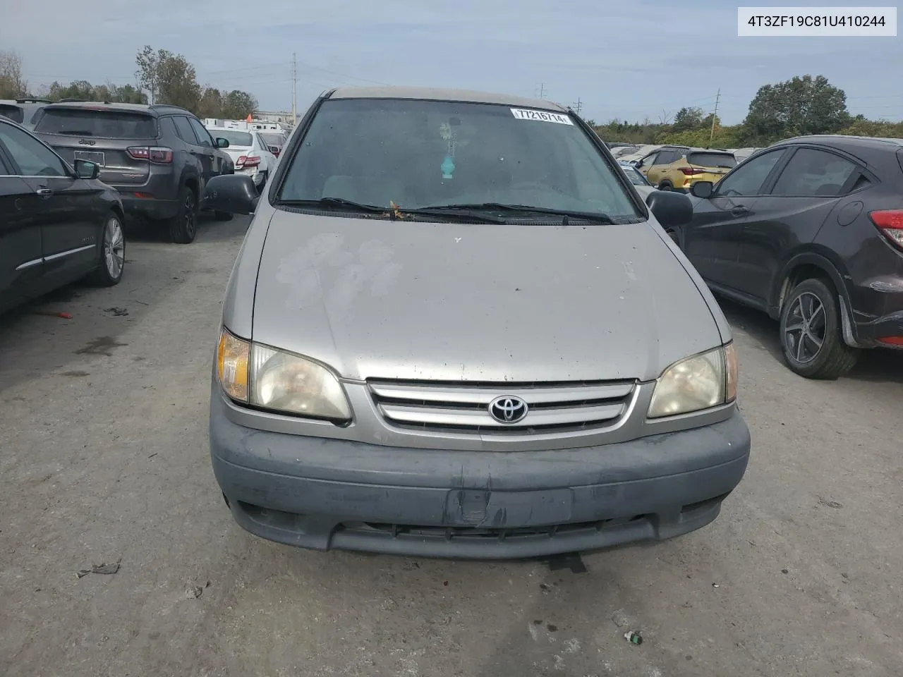 2001 Toyota Sienna Ce VIN: 4T3ZF19C81U410244 Lot: 77216714