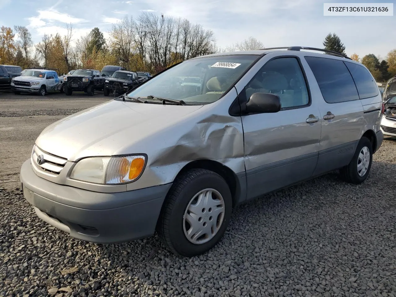 2001 Toyota Sienna Le VIN: 4T3ZF13C61U321636 Lot: 79968854