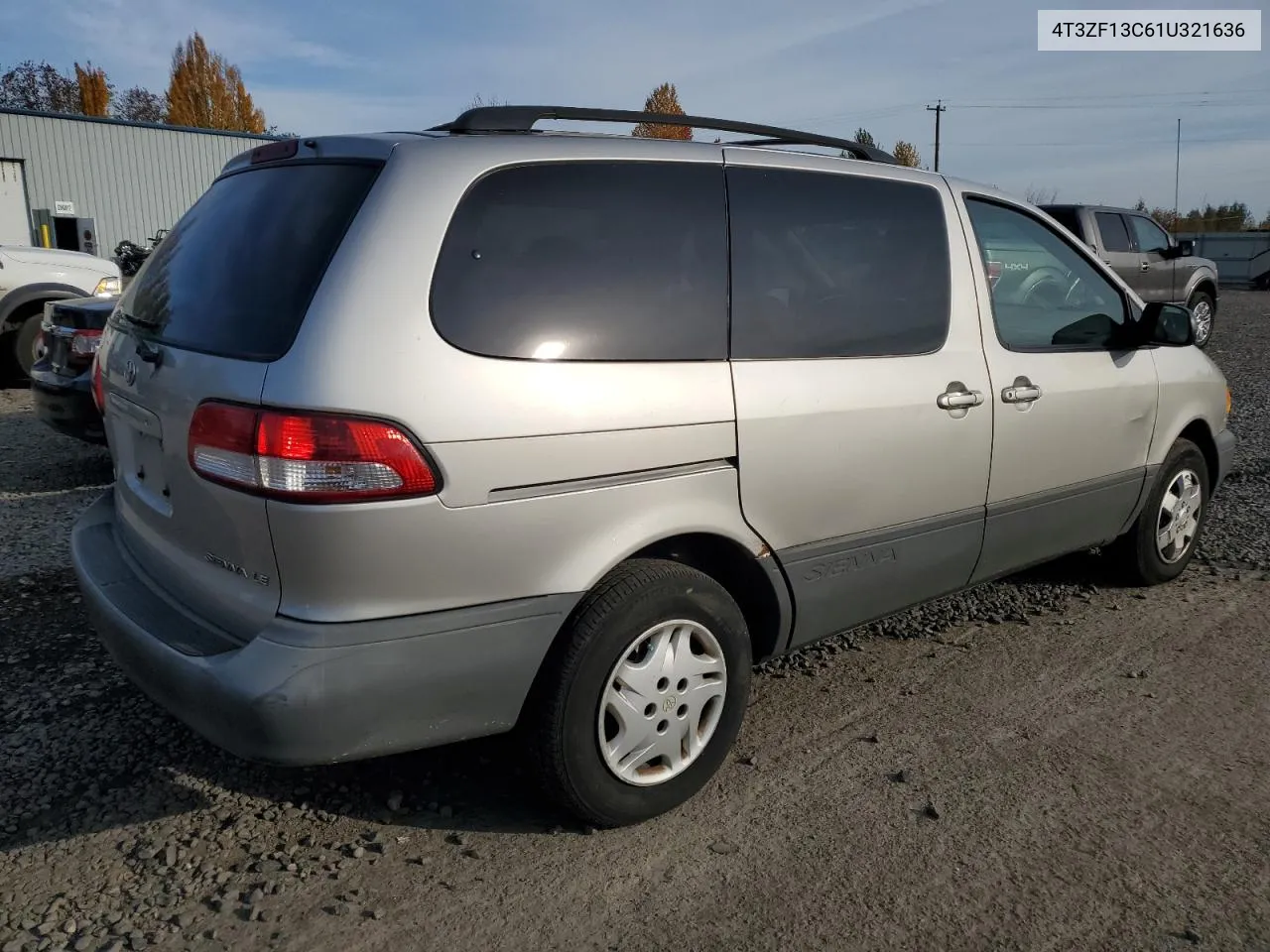 2001 Toyota Sienna Le VIN: 4T3ZF13C61U321636 Lot: 79968854